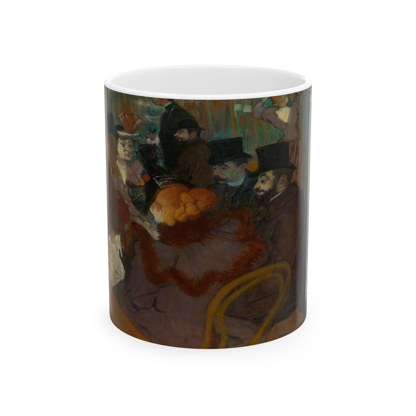 Toulouse-Lautrec, Henri - At the Moulin Rouge (1892) - Ceramic Mug