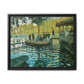 Monet, Claude - La Grenouillere (1869) - Matte Canvas, Framed
