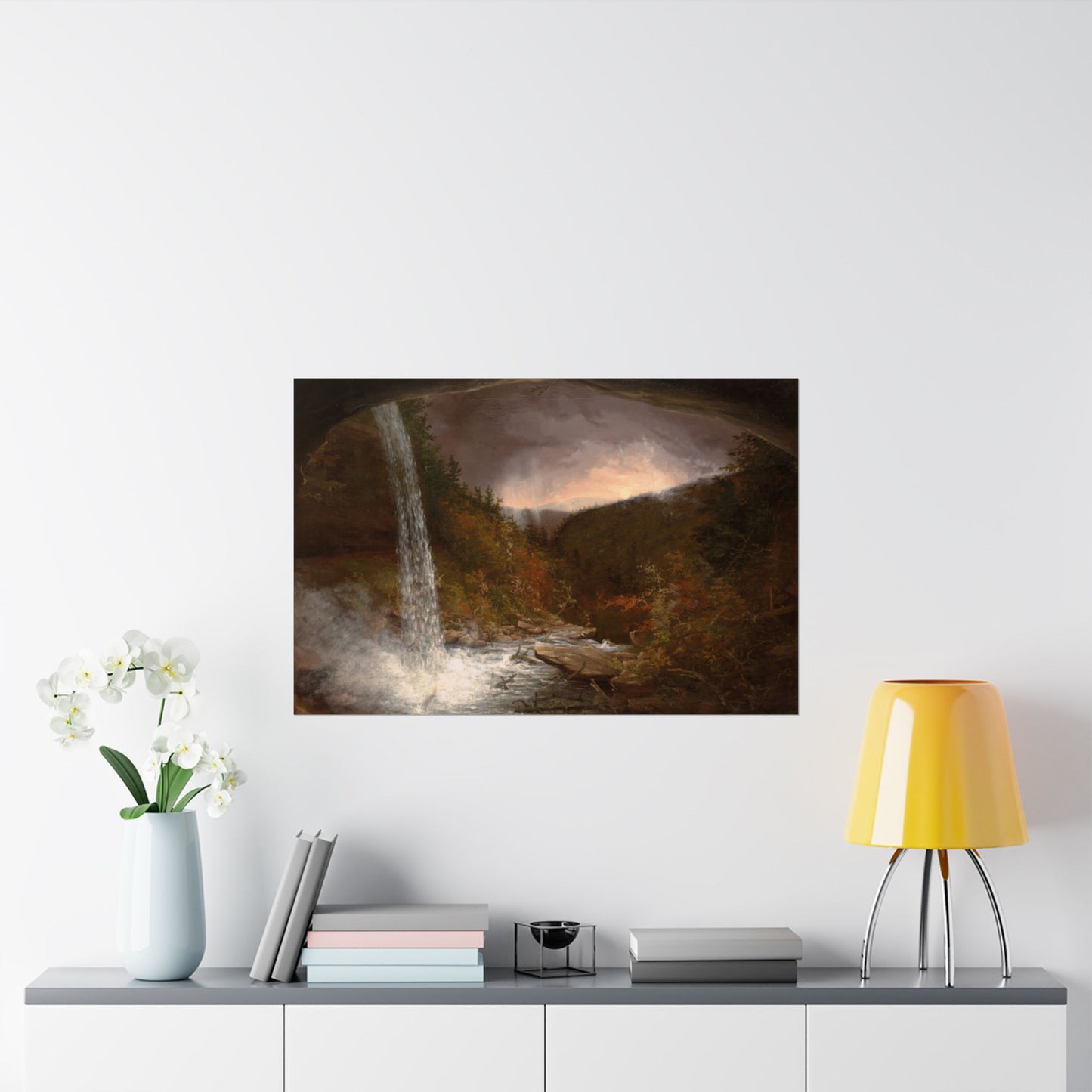 Cole. Thomas - The Falls of the Kaaterskill (1826) - Satin Posters
