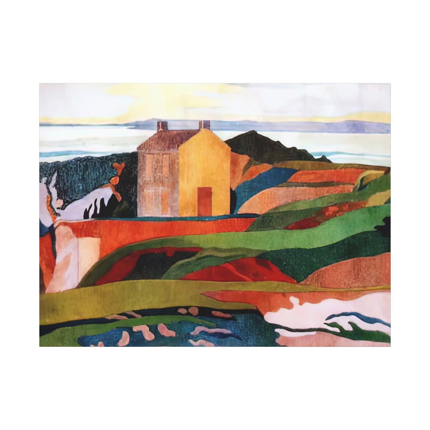 Filiger, Charles - The Hangman’s House (1891) - Canvas Block, unframed