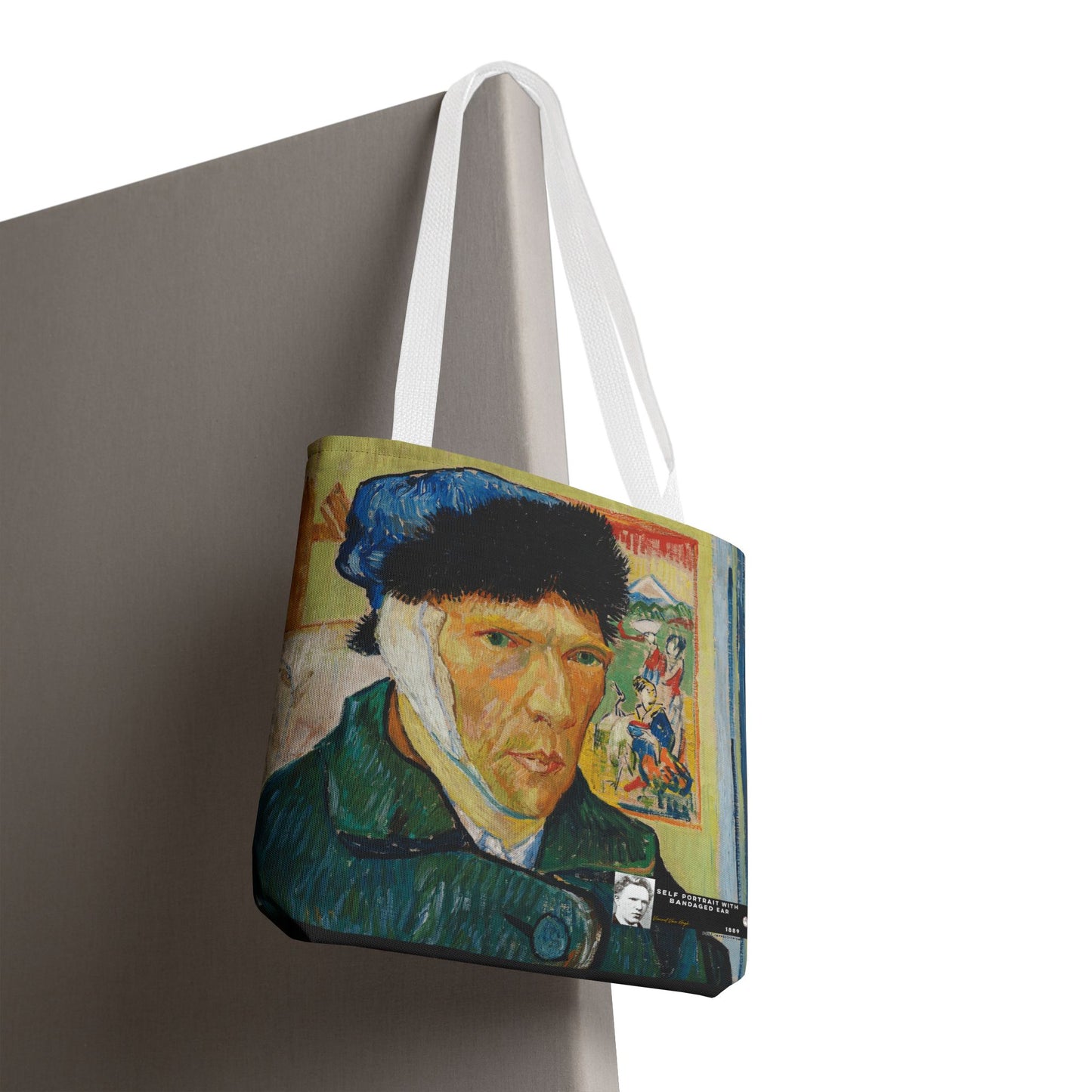 Van Gogh, Vincent - Self Portrait with Bandaged Ear (1889) - Tote Bag