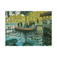 Monet, Claude - La Grenouillere (1869) - Canvas Block, unframed