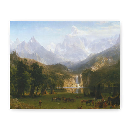 Bierstadt, Albert - The Rocky Mountains, Lander’s Peak (1863) - Canvas Block, unframed