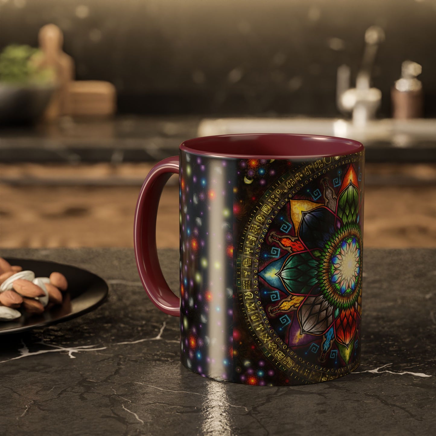 Pacio, Adam - Mystic Jewel Mandala - Colorful Accent Mugs