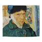 Van Gogh, Vincent - Self Portrait with Bandaged Ear (1889) - Microfiber Duvet Cover