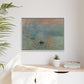 Monet, Claude - Impression, Sunrise (1872) - Matte Canvas, Framed