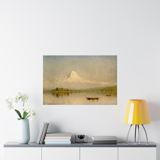 Gifford, Sanford Robinson - Mount Rainier  (1875) - Satin Posters