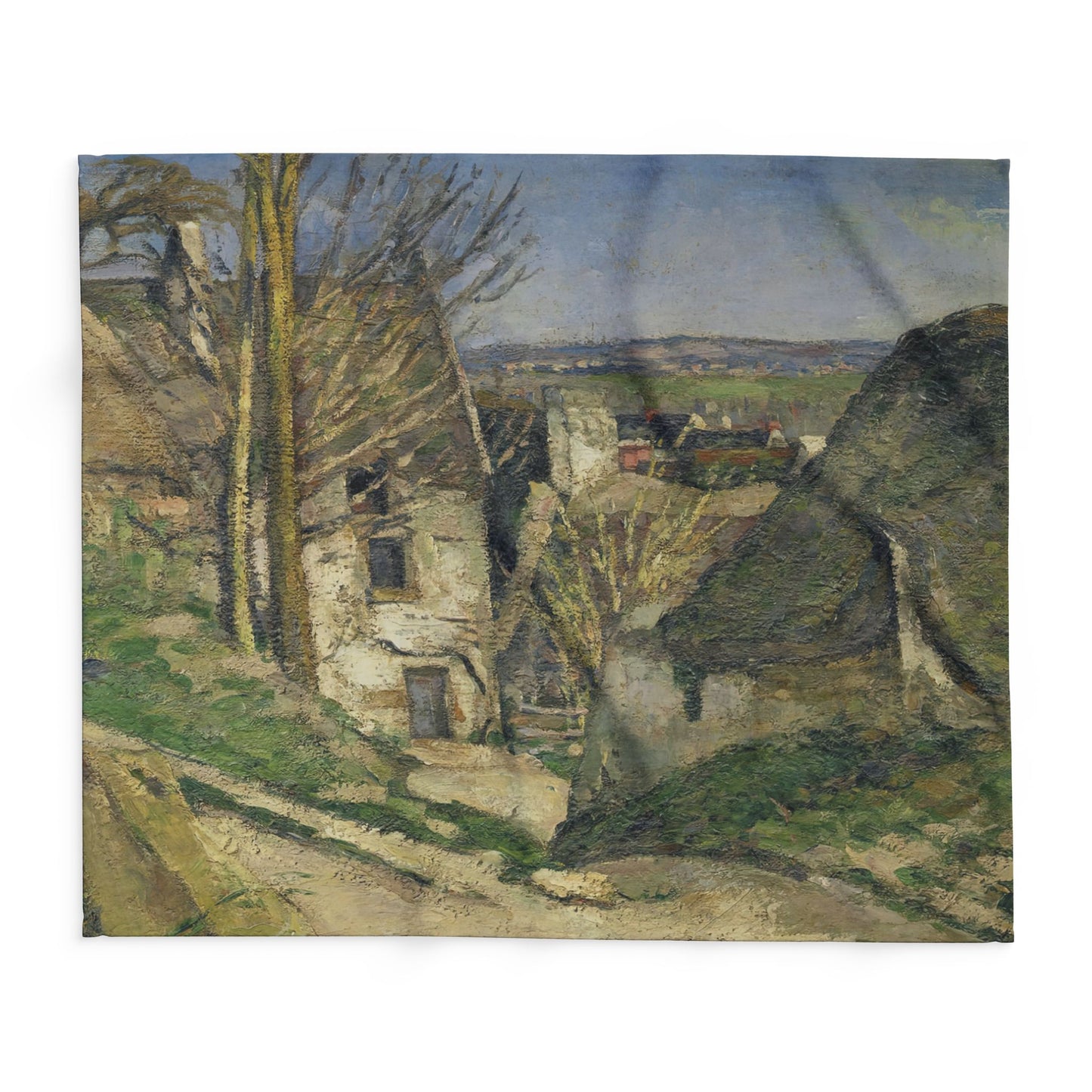 Cézanne, Paul - The House of the Hanged Man, Auvers-sur-Oise (1874) - Arctic Fleece Blanket