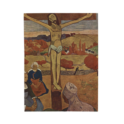 Gauguin, Paul - The Yellow Christ (1889) - Velveteen Plush Blanket