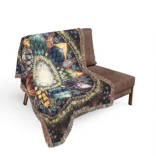 Pacio, Adam - Mystic Jewel Mandala - Woven Blanket