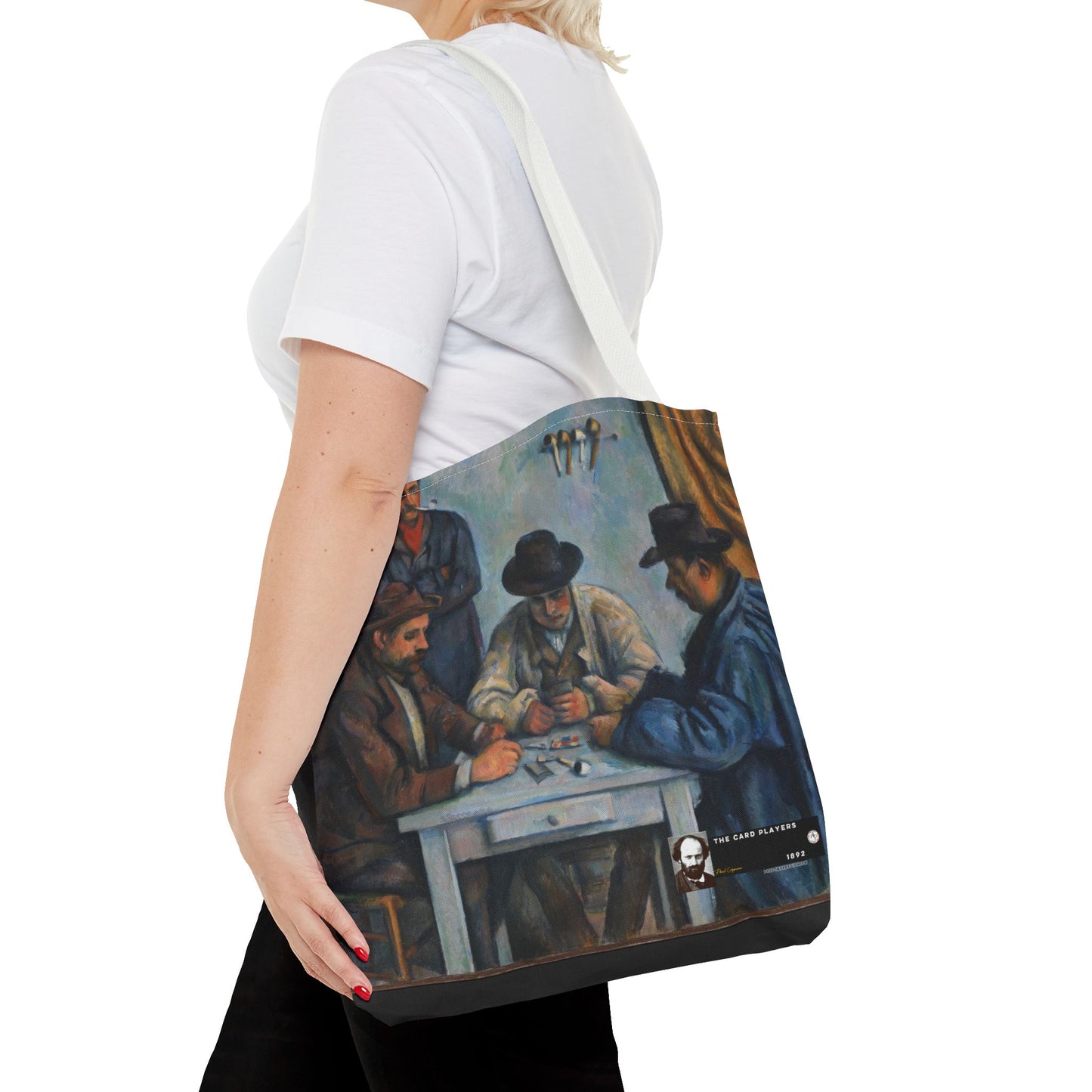 Cézanne, Paul - The Card Players (1892) - Tote Bag