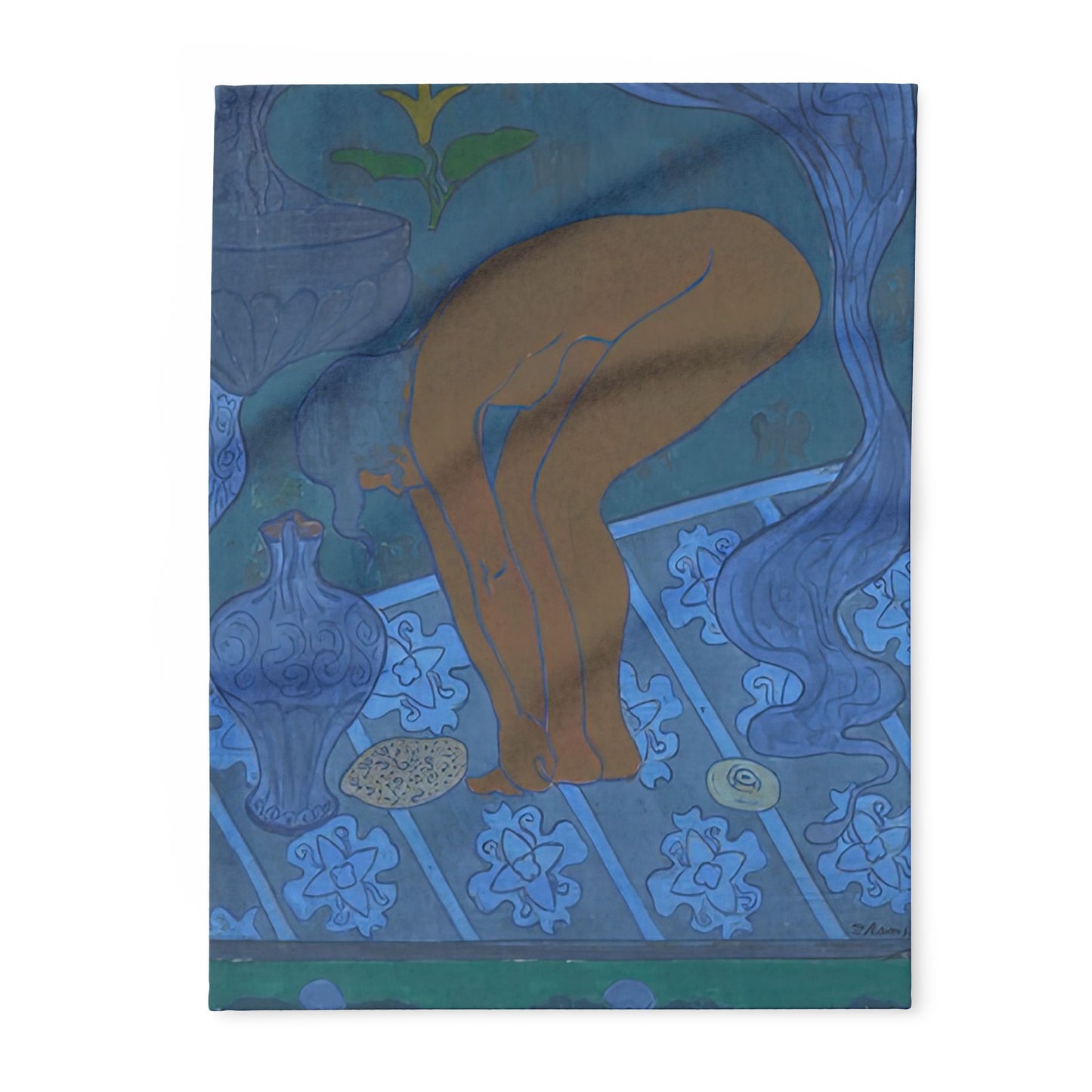 Ranson, Paul - The Blue Bather (1891) - Arctic Fleece Blanket