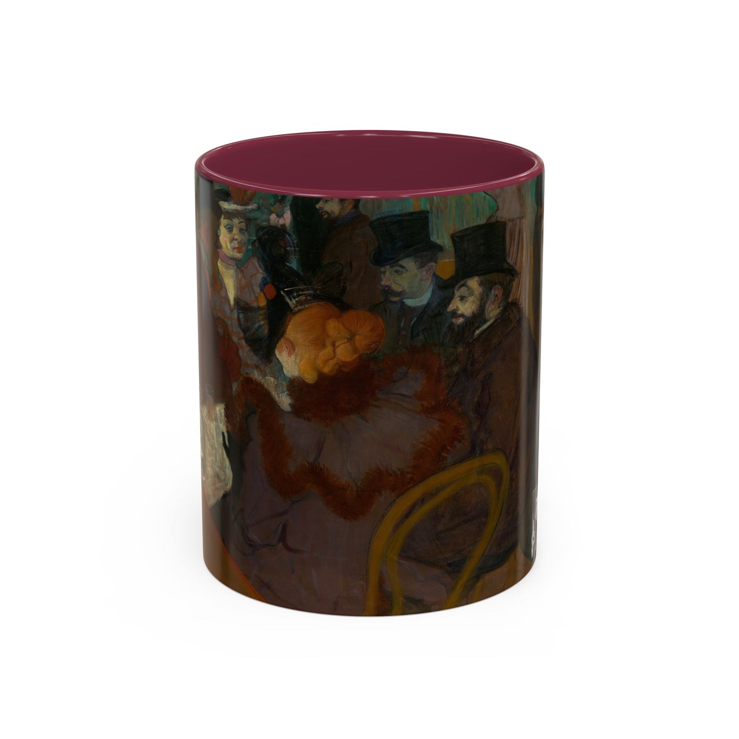 Toulouse-Lautrec, Henri - At the Moulin Rouge (1892) - Colorful Accent Mugs