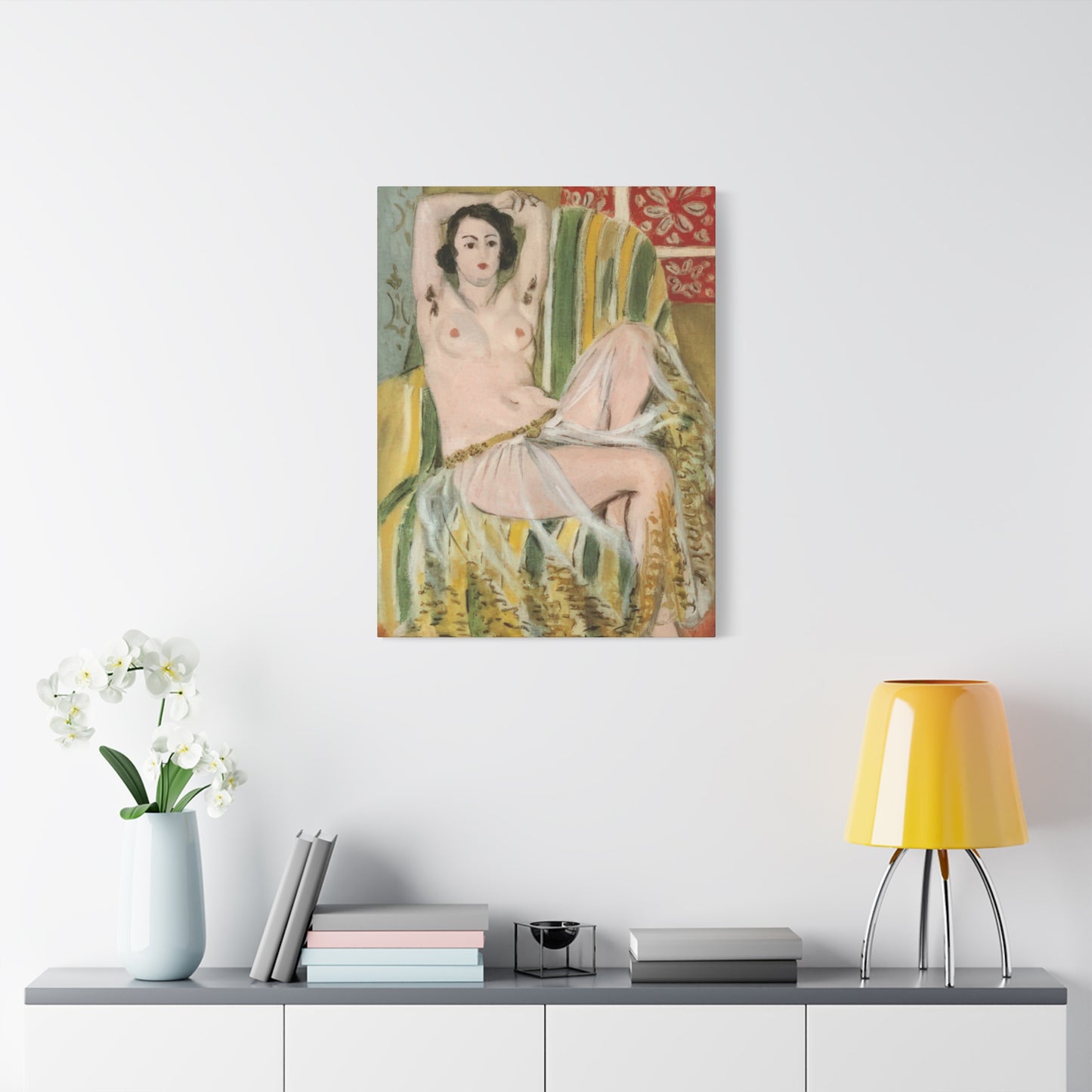 Matisse, Henri - Odalisque with Raised Arms (1923) - Canvas Block, unframed
