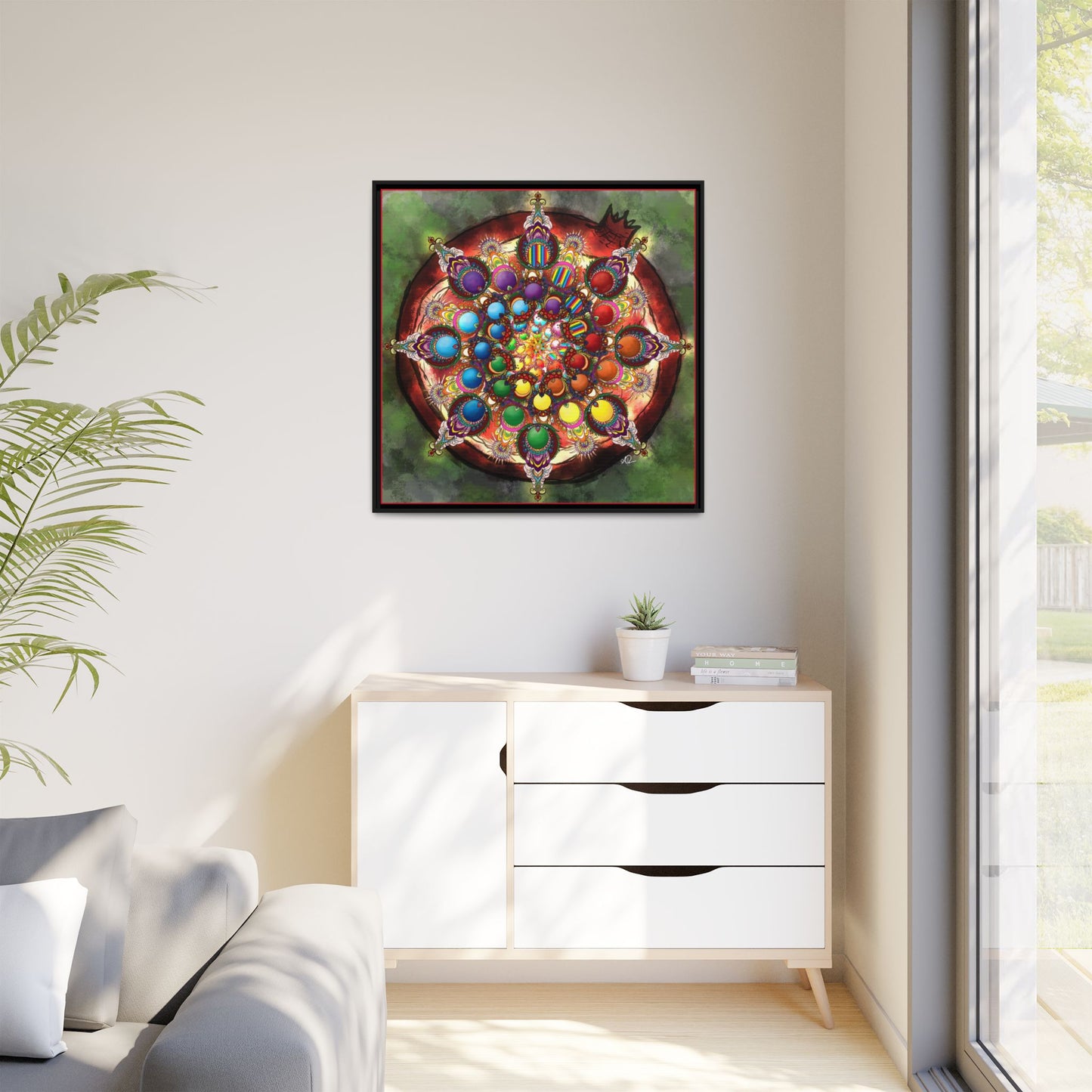 Seeds of Pride - Framed Matte Canvas