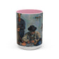 Cézanne, Paul - The Card Players (1892) - Colorful Accent Mugs