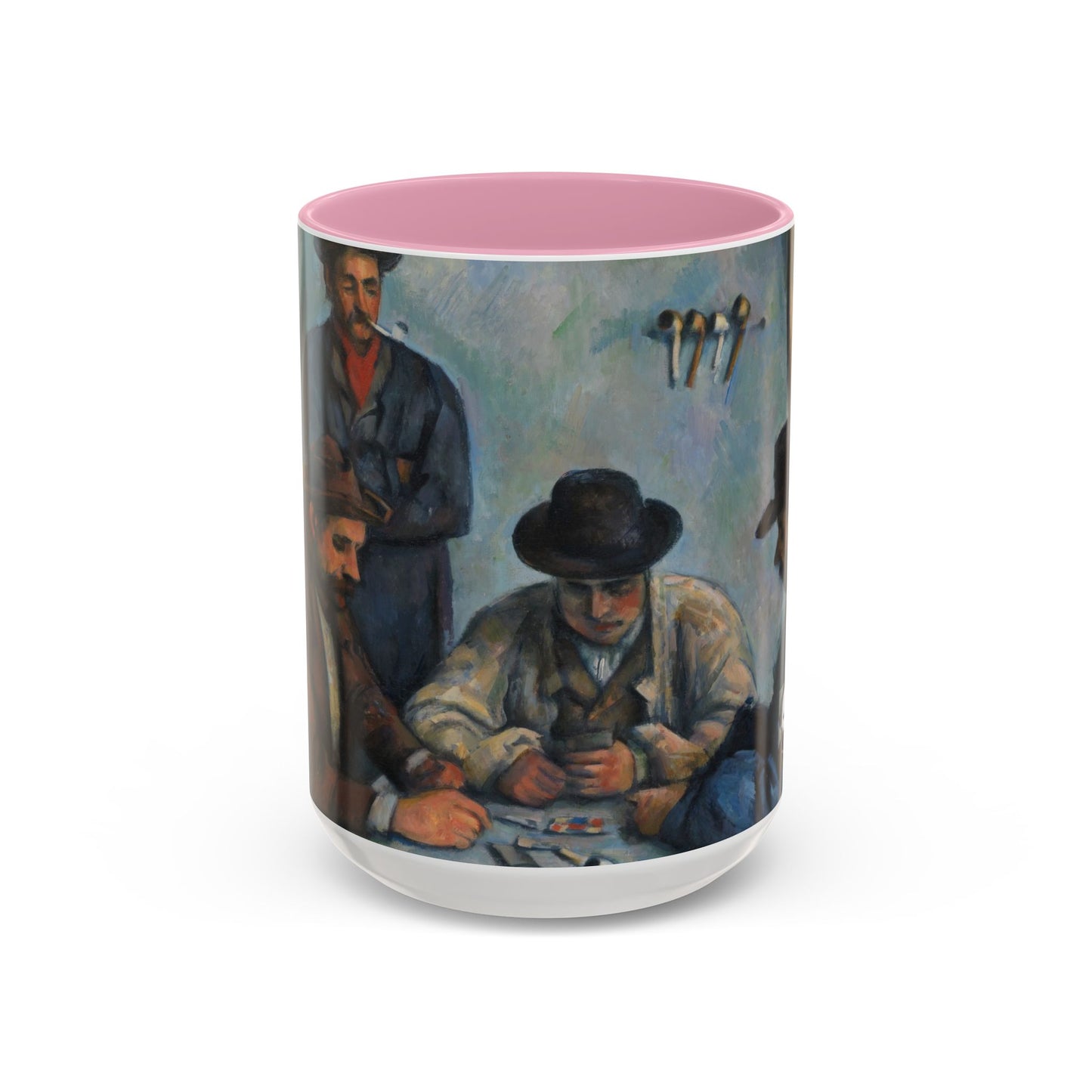 Cézanne, Paul - The Card Players (1892) - Colorful Accent Mugs