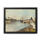 Morisot, Berthe - The Harbor at Lorient (1869) - Matte Canvas, Framed