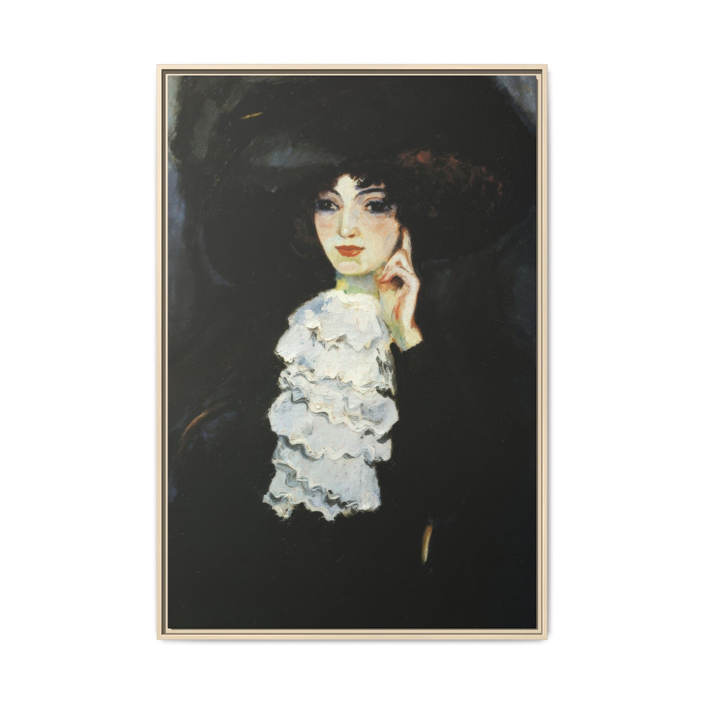 Van Dongen, Kees - Woman with Frill (1905) - Matte Canvas, Framed