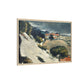 Cézanne, Paul - L’Estaque, Melting Snow (1870) - Matte Canvas, Framed