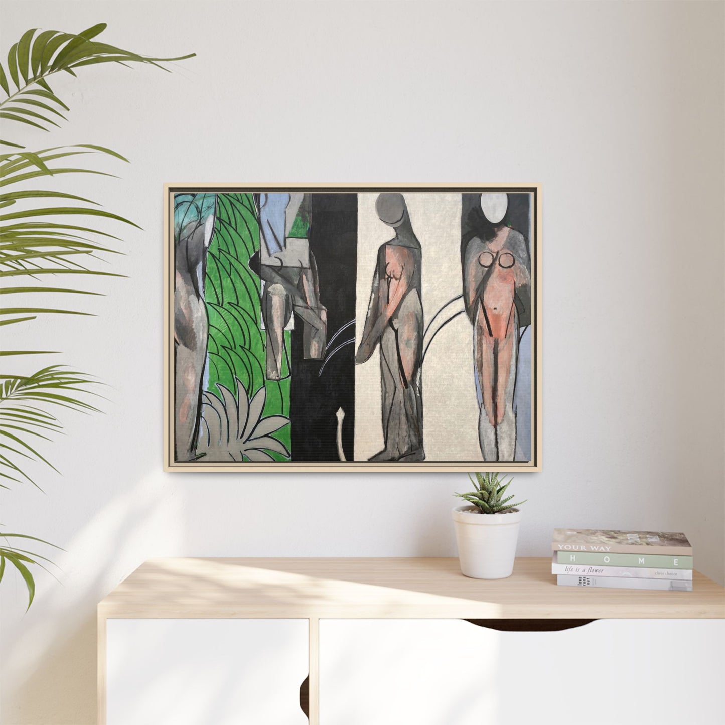 Matisse, Henri - Bathers by a River (1917) - Matte Canvas, Framed