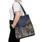 Pissarro, Camille - The Boulevard Montmartre At Night (1897) - Tote Bag