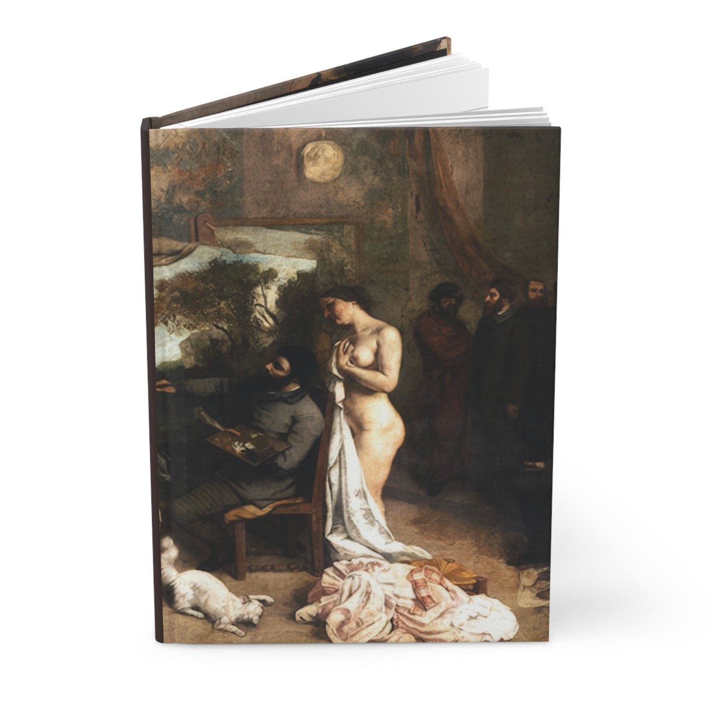 Courbet, Gustave - The Painter’s Studio (1855) - Hardcover Journal Matte