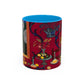 Matisse, Henri - The Dessert Harmony in Red (1908) - Colorful Accent Mugs