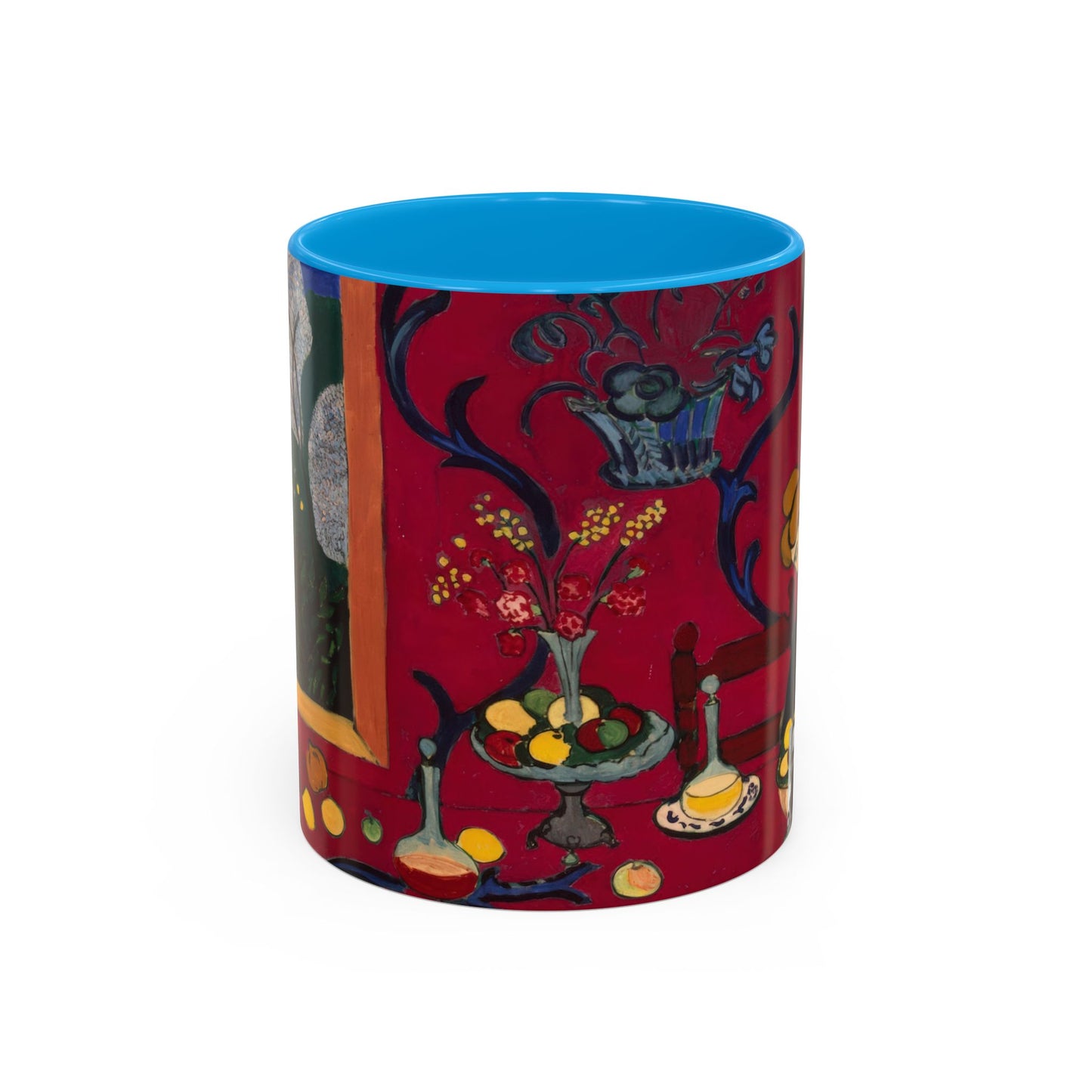 Matisse, Henri - The Dessert Harmony in Red (1908) - Colorful Accent Mugs
