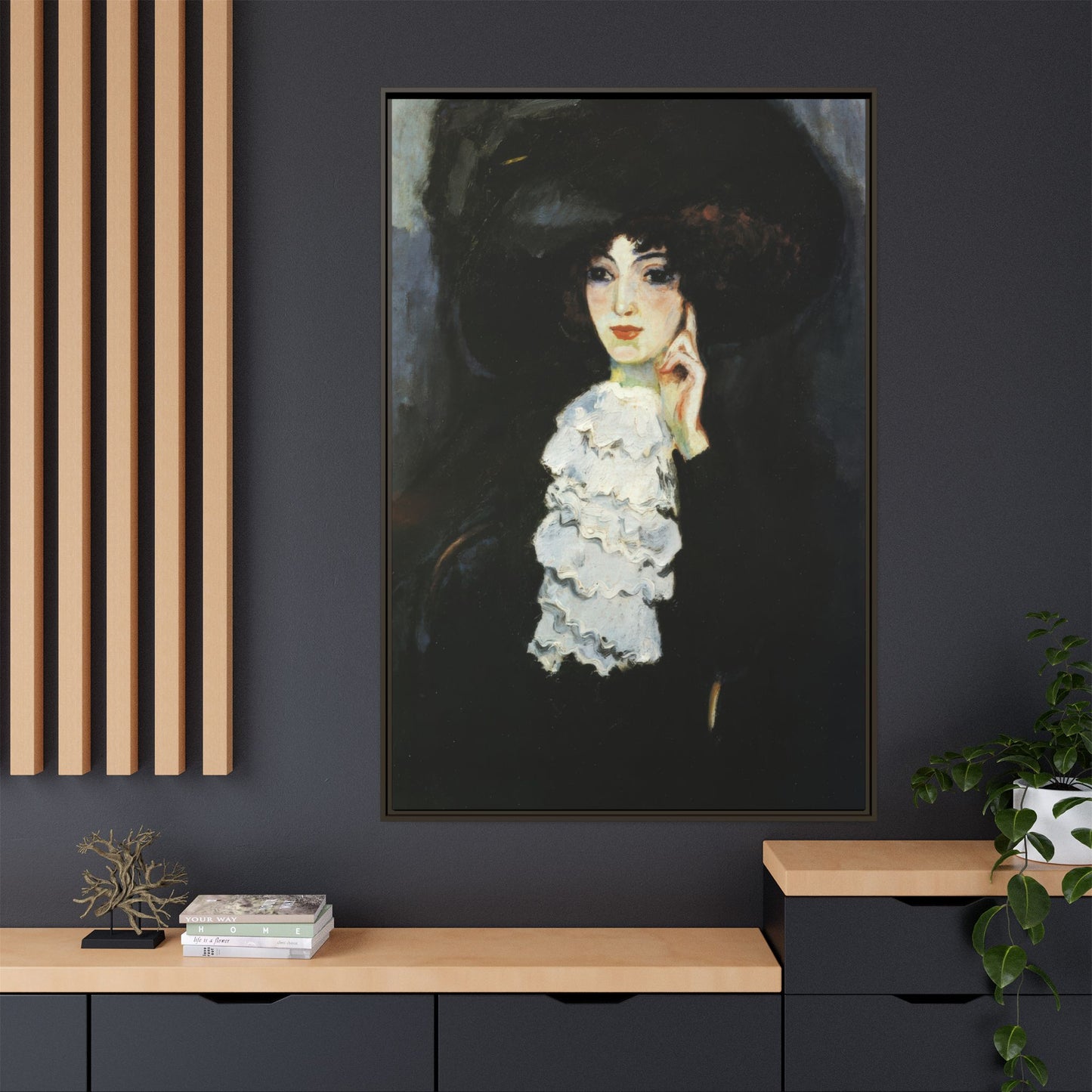 Van Dongen, Kees - Woman with Frill (1905) - Matte Canvas, Framed