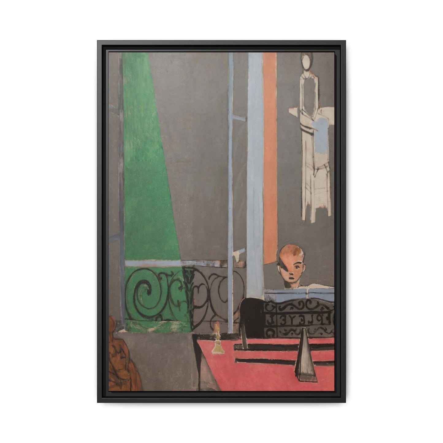 Matisse, Henri - Piano Lesson (1916) - Matte Canvas, Framed