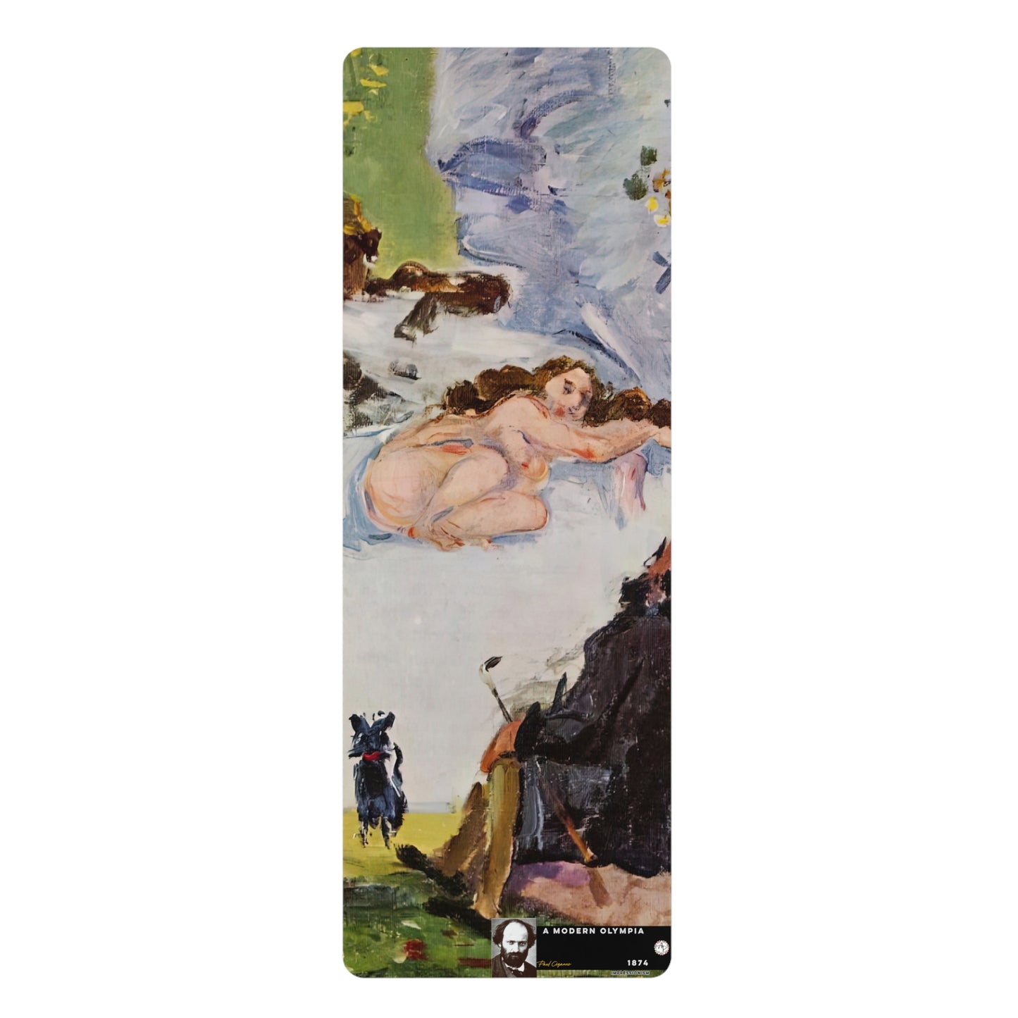 Cézanne, Paul - A Modern Olympia (1874) - Rubber Yoga Mat