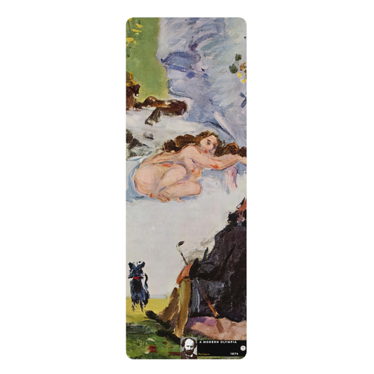 Cézanne, Paul - A Modern Olympia (1874) - Rubber Yoga Mat