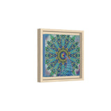 Melek Taus Mandala - Framed Canvas