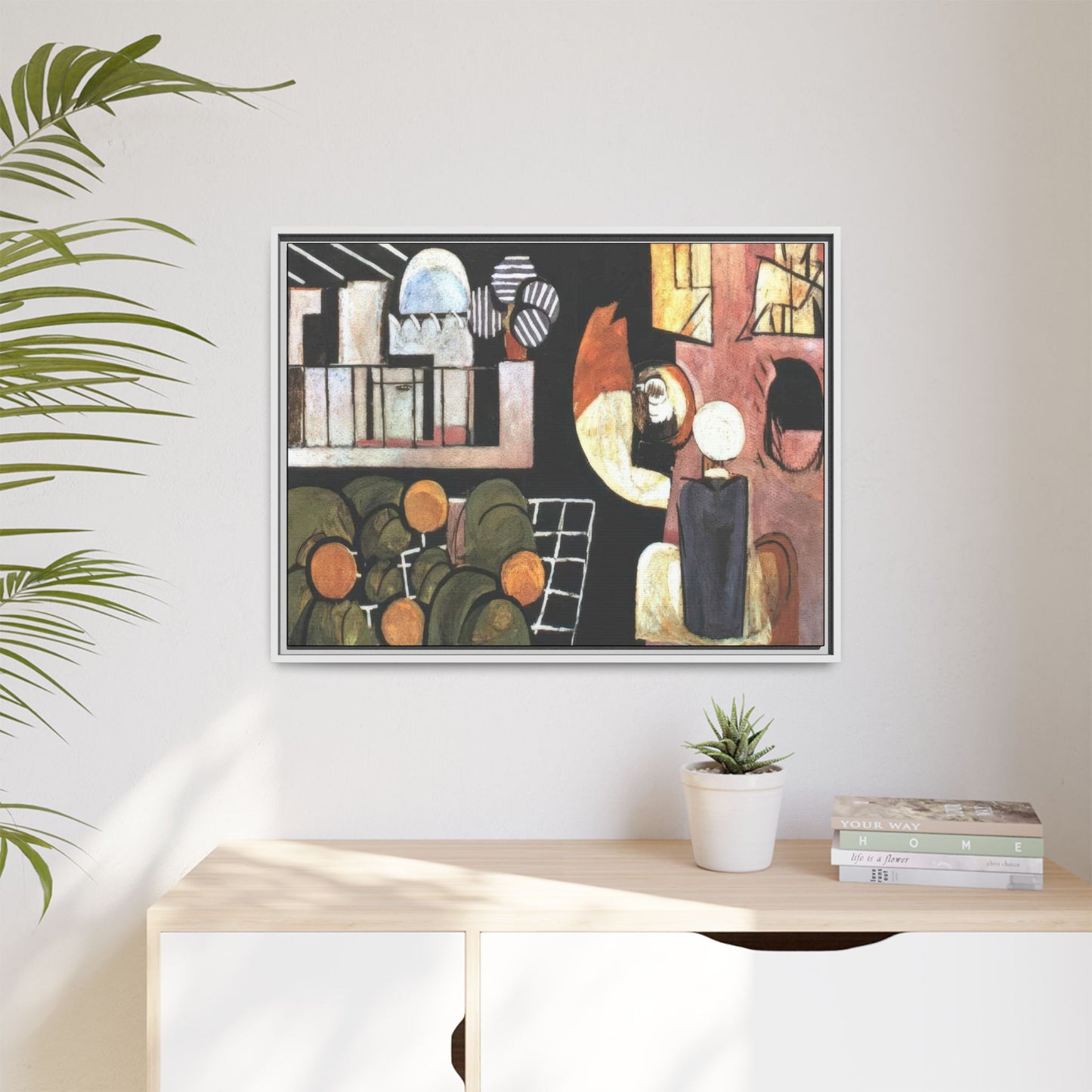 Matisse, Henri - The Moroccans (1916) - Matte Canvas, Framed