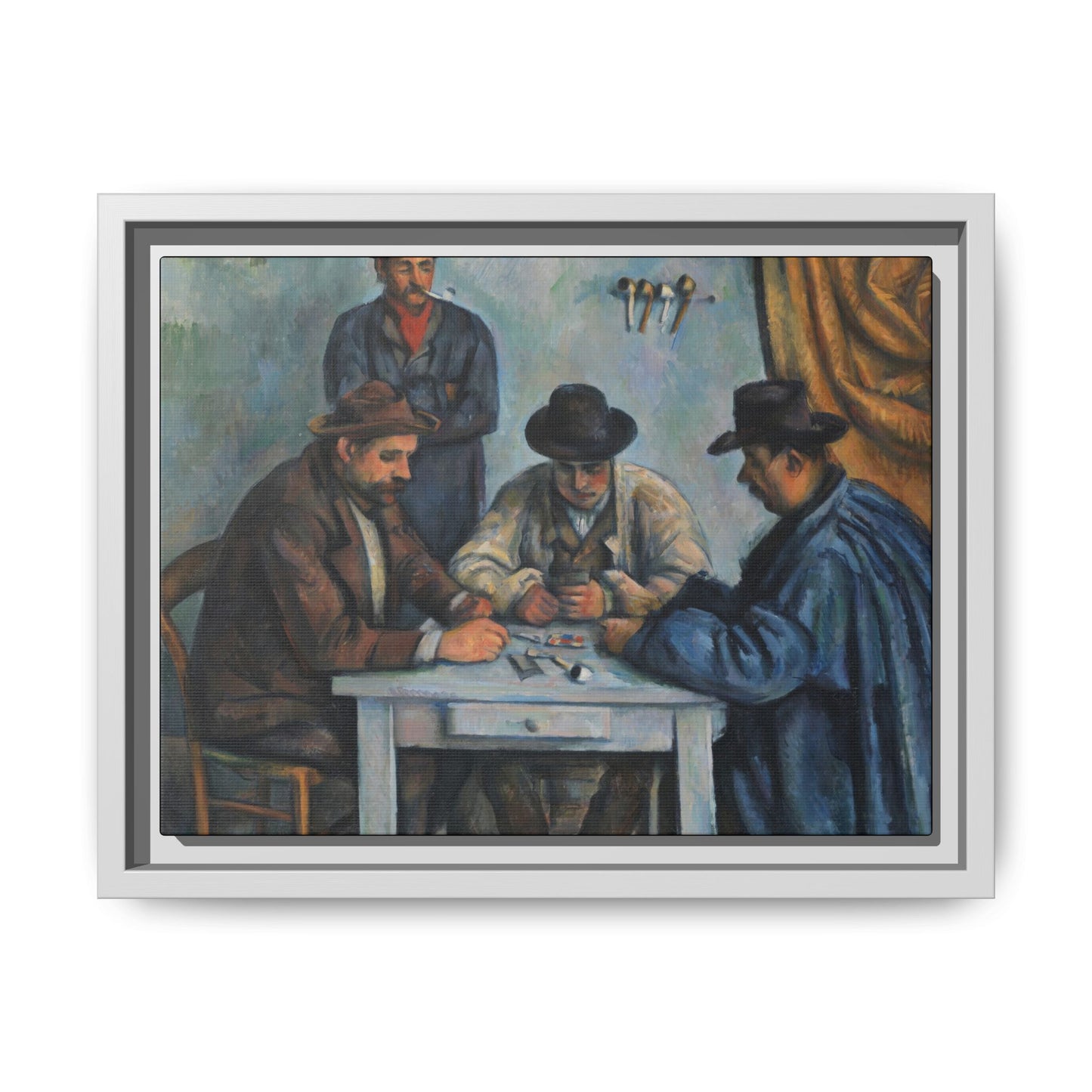 Cézanne, Paul - The Card Players (1892) - Matte Canvas, Framed