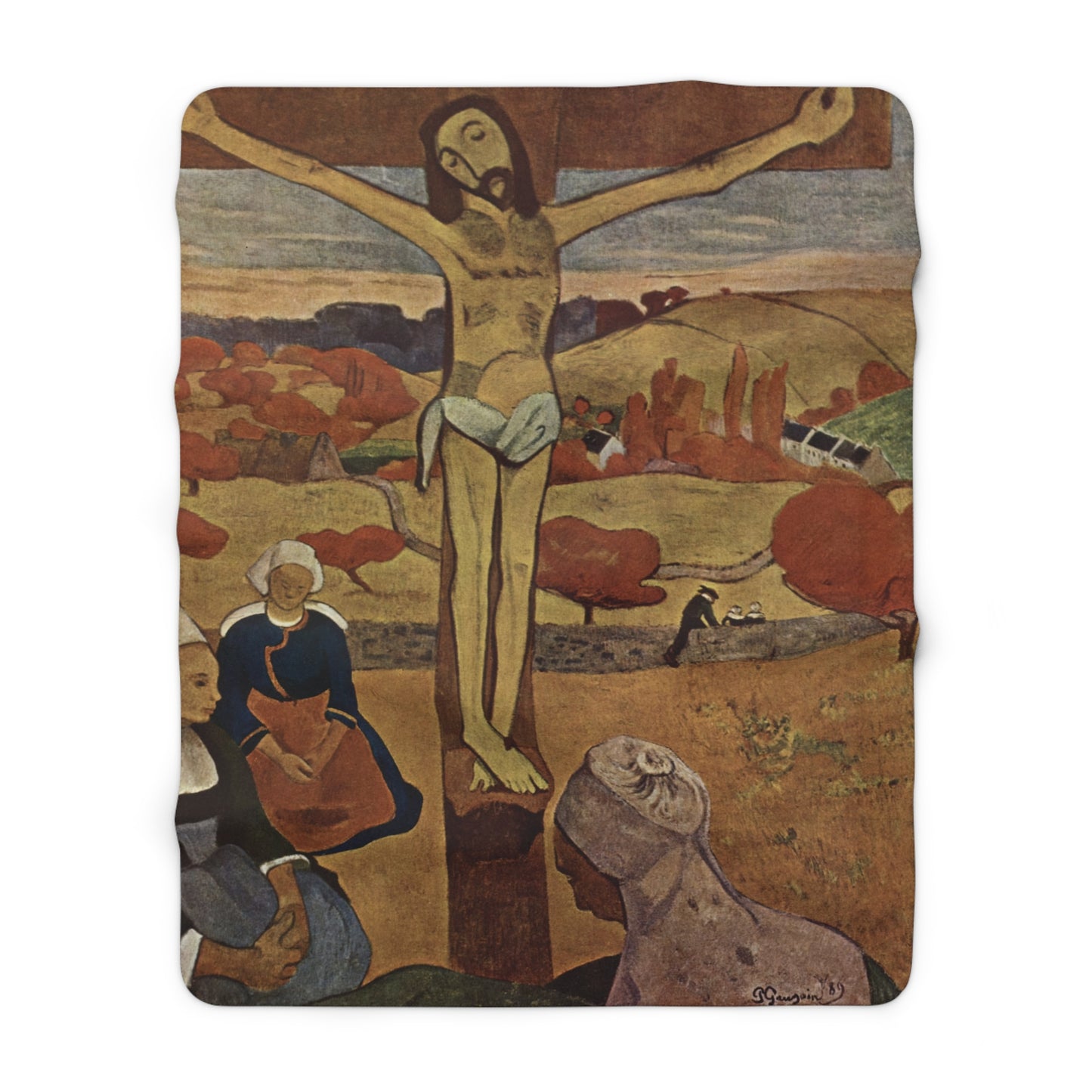 Gauguin, Paul - The Yellow Christ (1889) - Sherpa Fleece Blanket