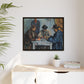 Cézanne, Paul - The Card Players (1892) - Matte Canvas, Framed
