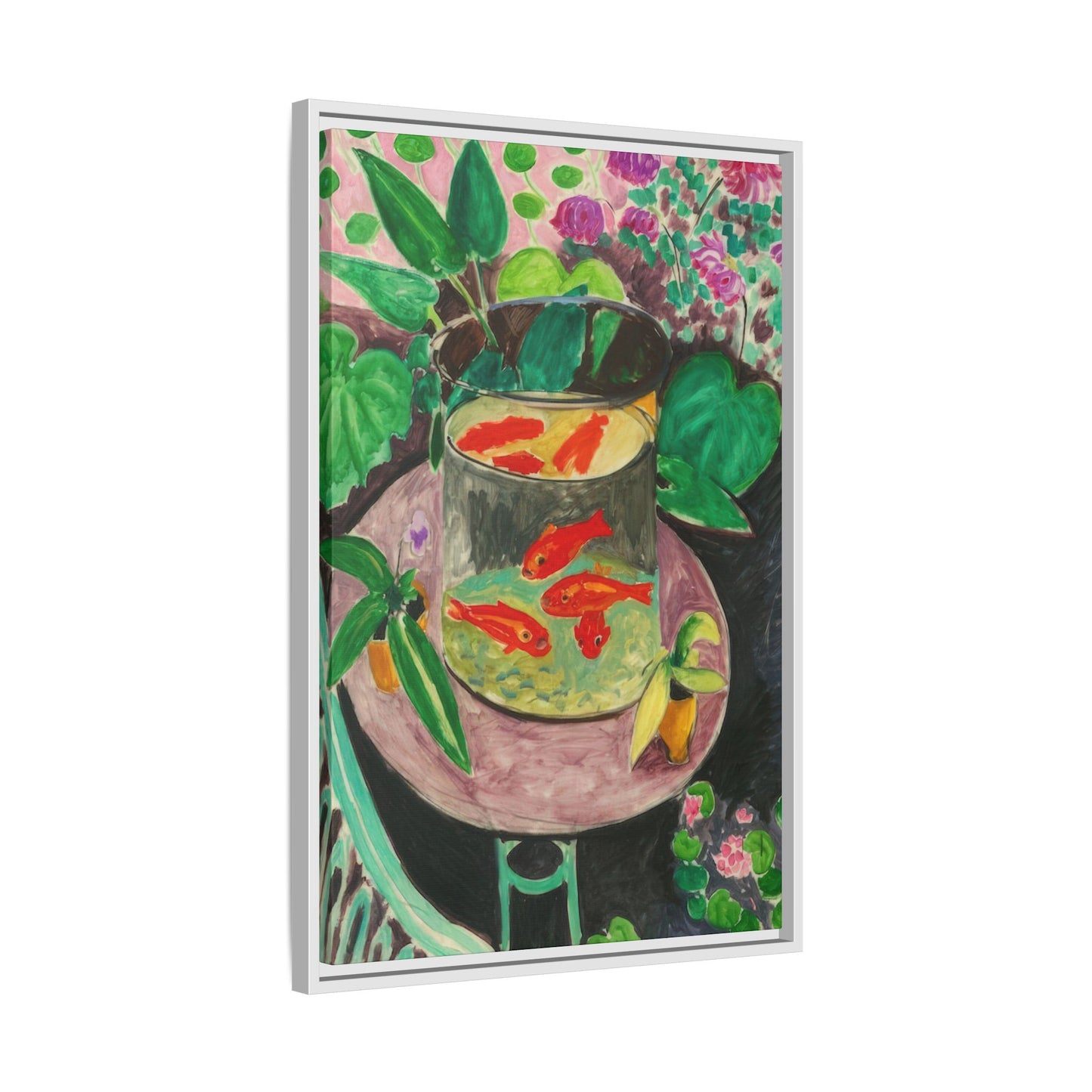 Matisse, Henri - The Goldfish (1912) - Matte Canvas, Framed