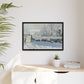 Monet, Claude - The Magpie (1868) - Matte Canvas, Framed