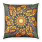 Pacio, Adam - Monarch Butterfly Mandala - Poly Velvet Pillow