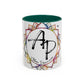 AdamPacio.com - White Logo - Colorful Accent Mugs
