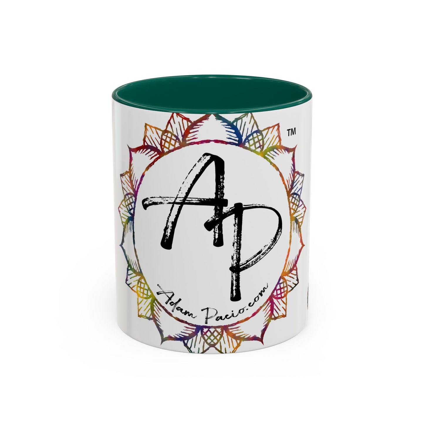 AdamPacio.com - White Logo - Colorful Accent Mugs