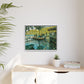 Monet, Claude - La Grenouillere (1869) - Matte Canvas, Framed