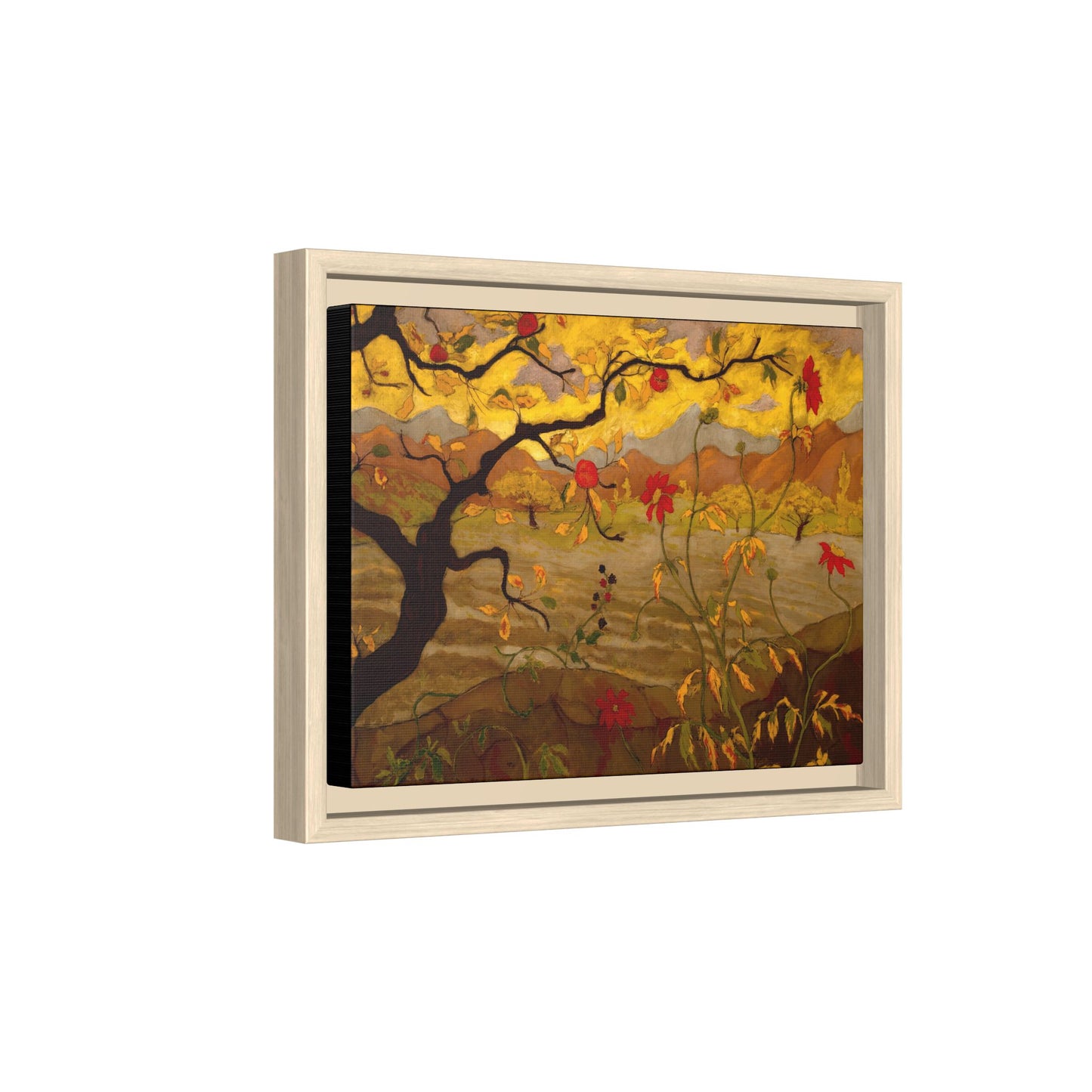 Ranson, Paul - Apple Tree with Red Fruit (1902) - Matte Canvas, Framed