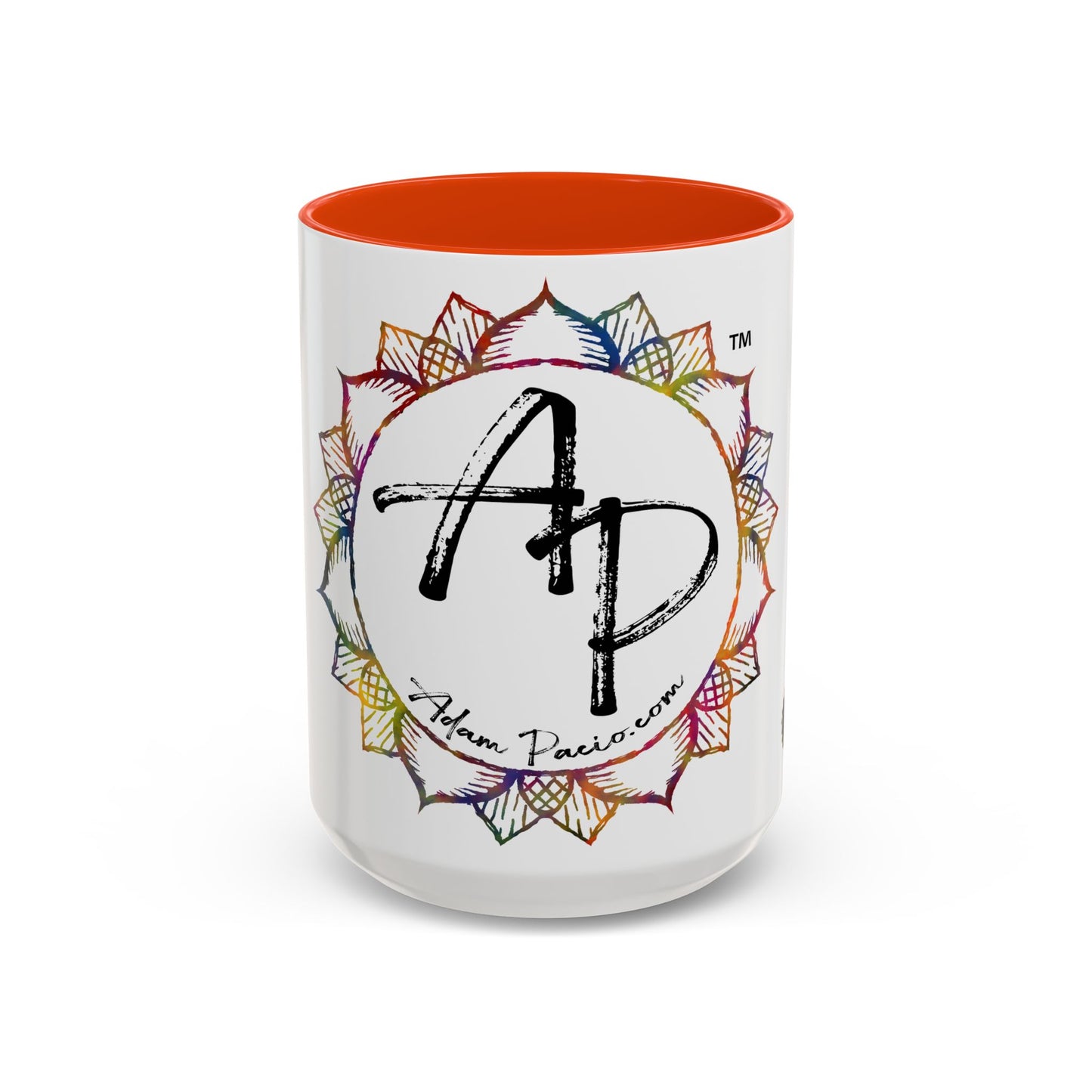 AdamPacio.com - White Logo - Colorful Accent Mugs