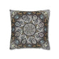 Pacio, Adam - Memento Mori Mandala - Suede Square Pillowcase