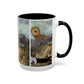 Redon, Odilon - The Cyclops (1914) - Colorful Accent Mugs