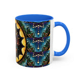 Obsidian Grandmothers Mandala - Colorful Accent Mugs