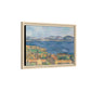 Cézanne, Paul - The Bay of Marseille, Seen from L'Estaque (1885) - Matte Canvas, Framed